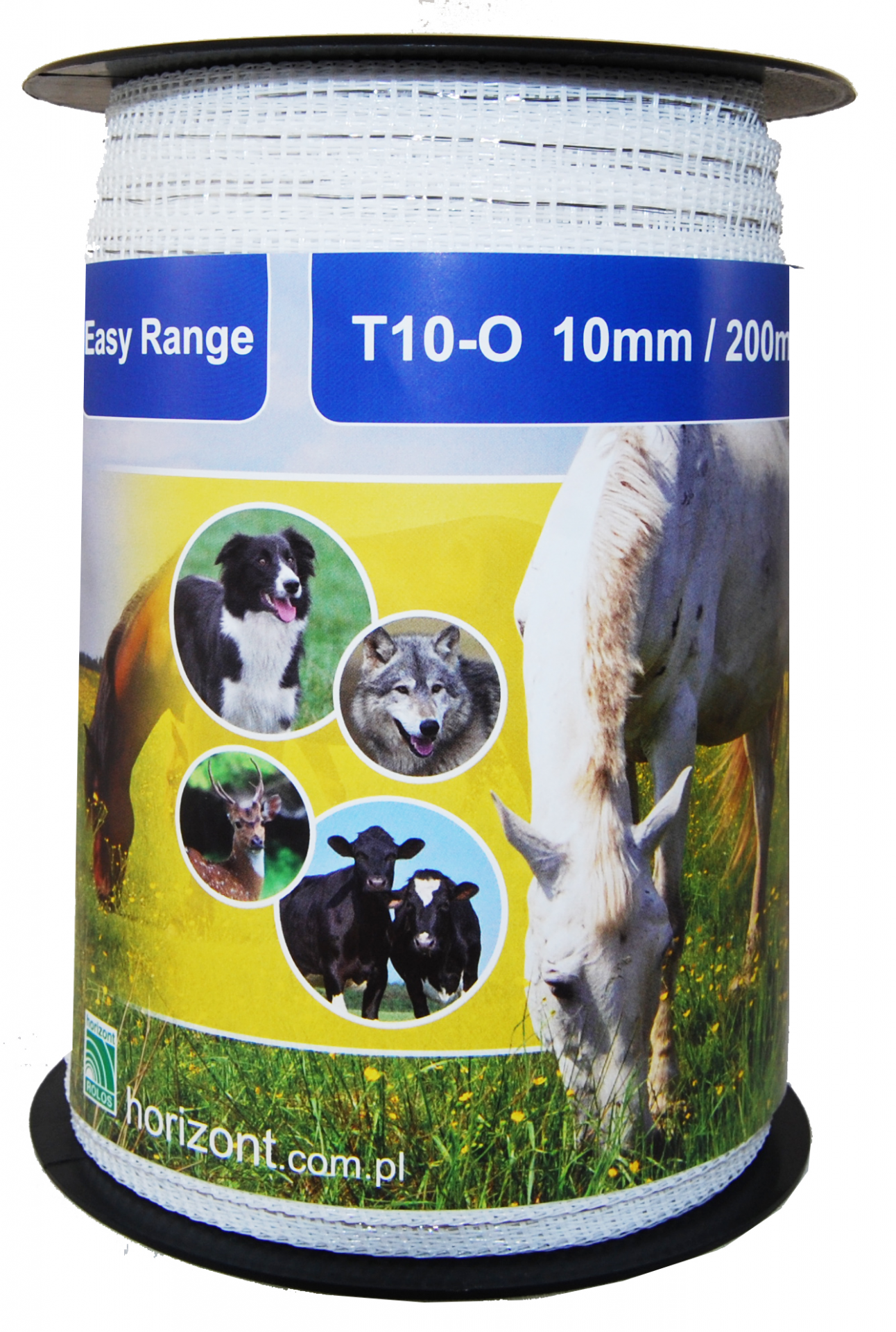 Taśma Easy Range  10mm 200m biała - Cavalo